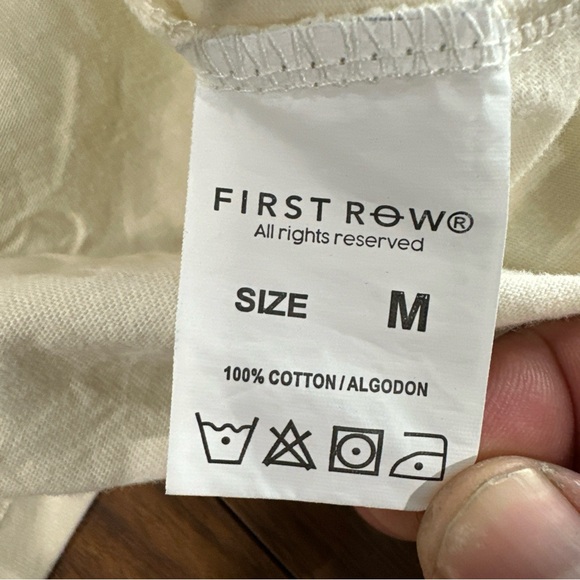 First Row The Future is Ours AOP Graphic White T-shirt Men's Size Medium - Picture 3 of 5